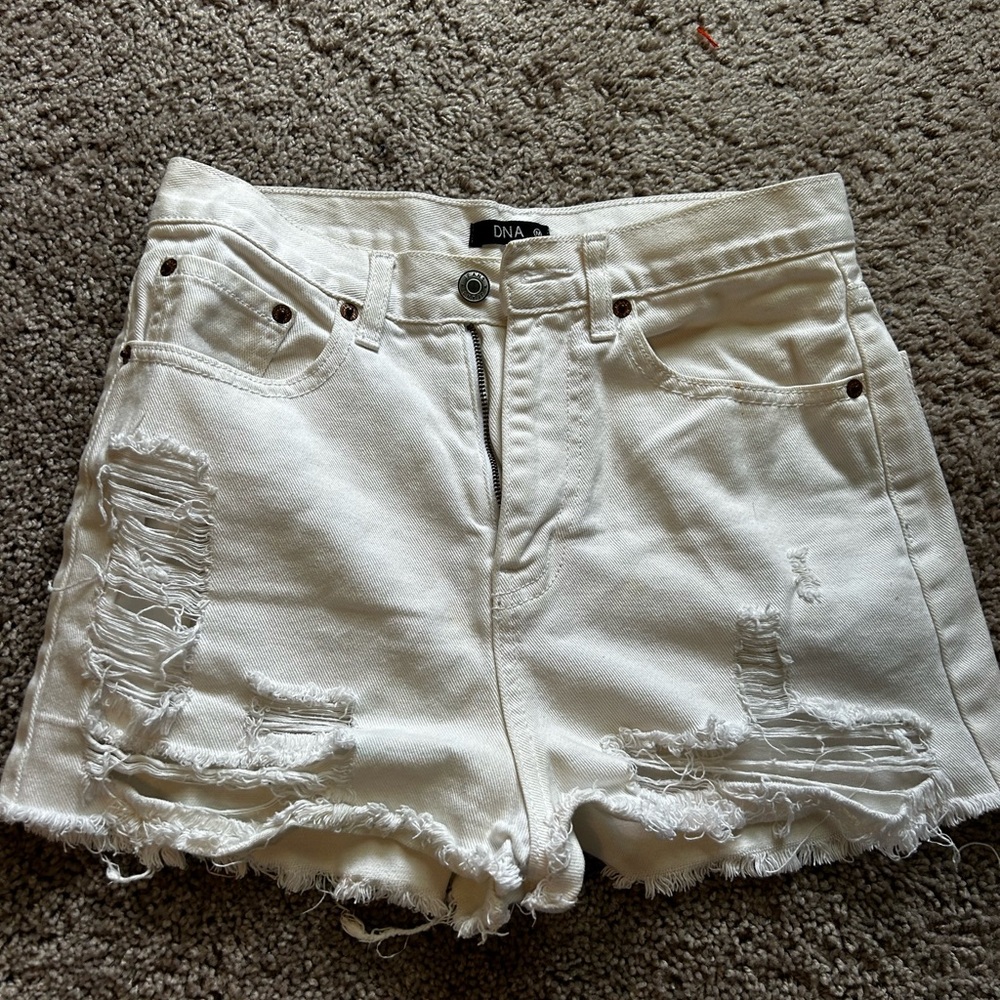 DNA white shorts